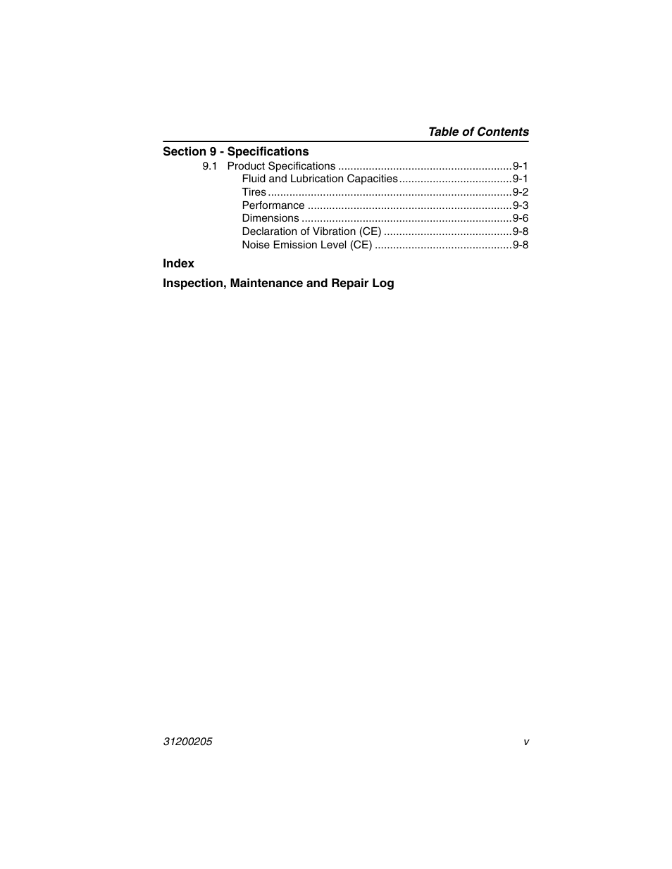 JLG 40xxPS Operator Manual User Manual | Page 11 / 176