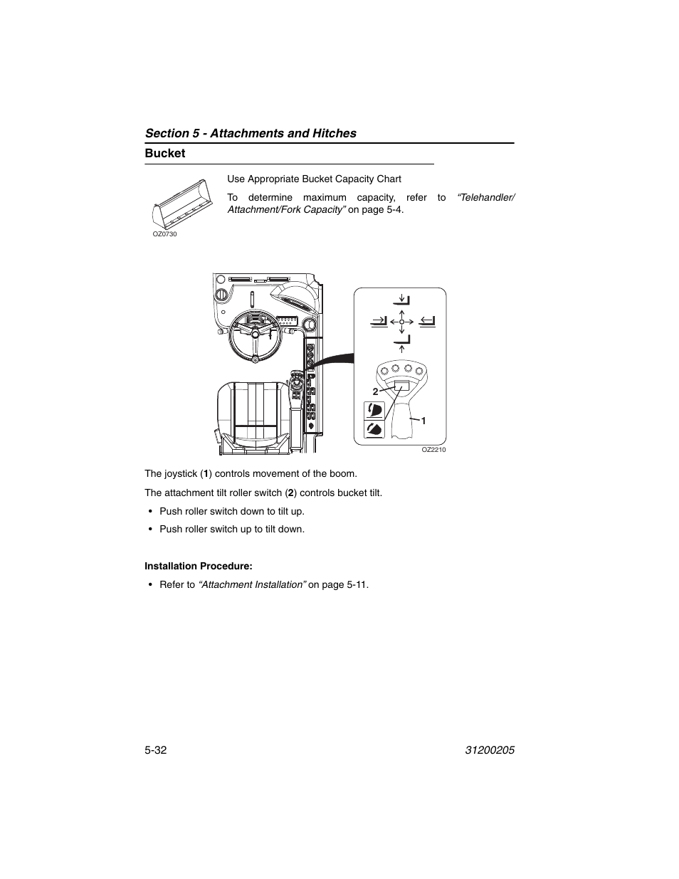 Bucket, Bucket -32 | JLG 40xxPS Operator Manual User Manual | Page 112 / 176