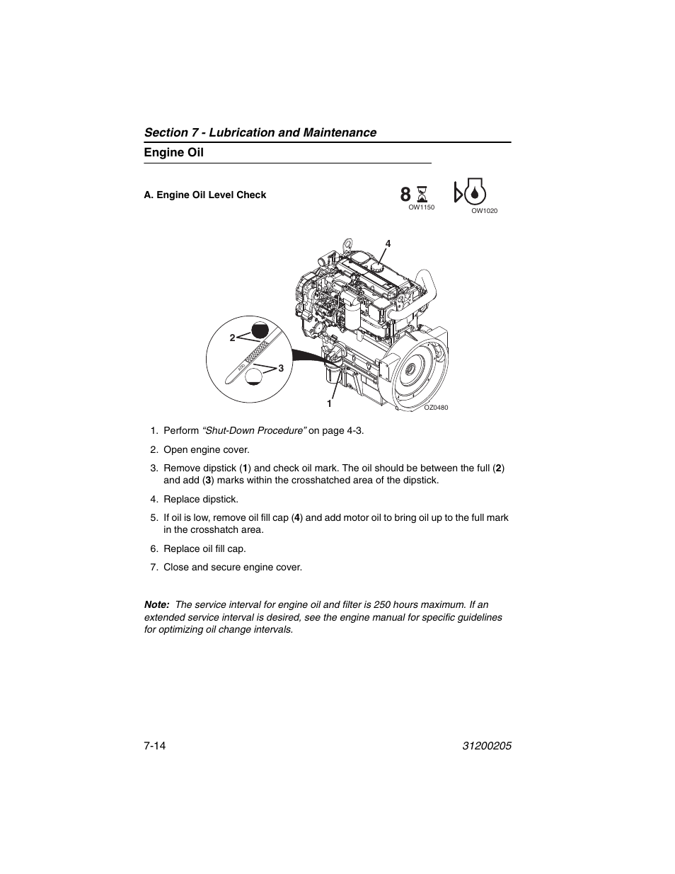 Engine oil, Engine oil -14 | JLG 40xxPS Operator Manual User Manual | Page 144 / 176