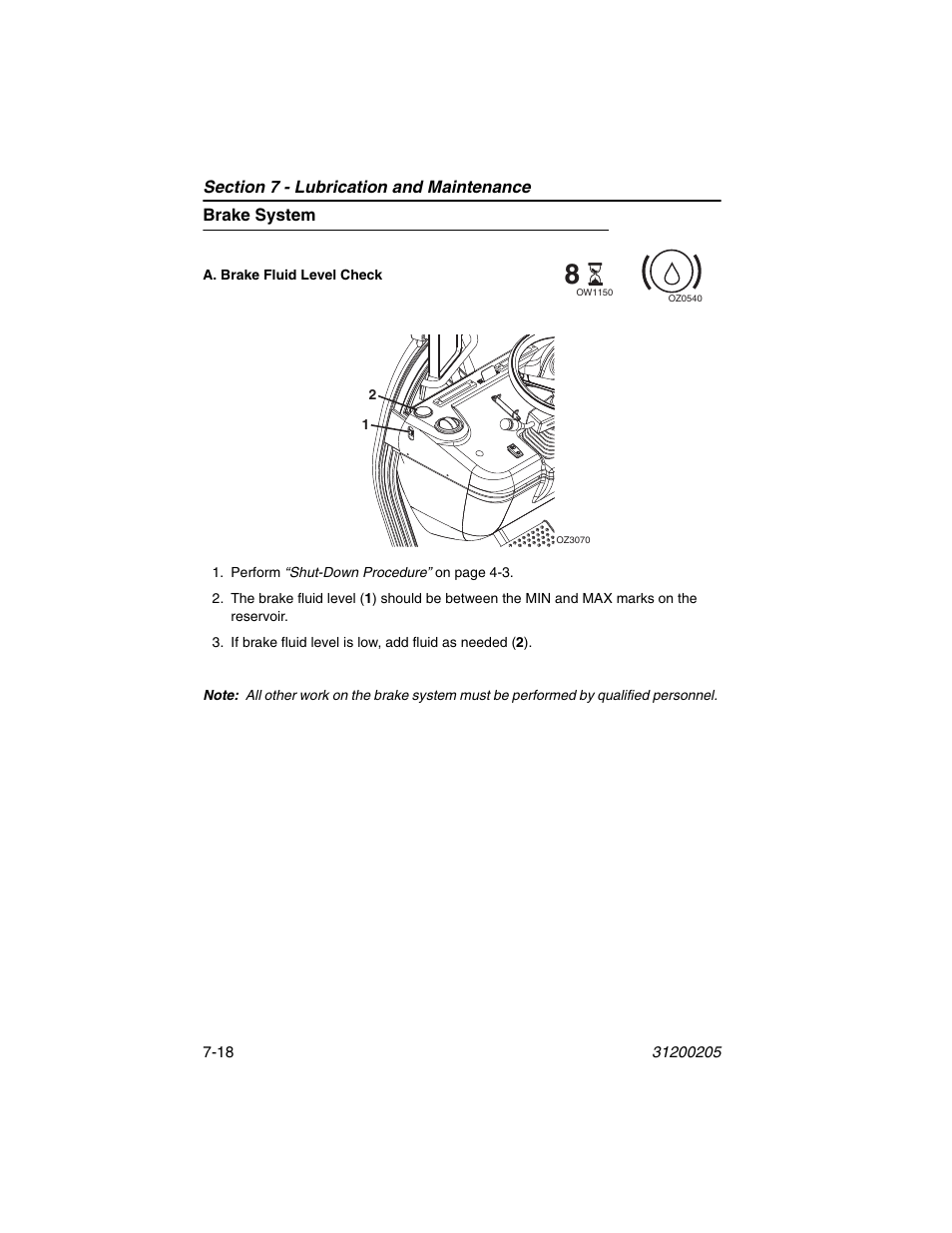 Brake system, Brake system -18 | JLG 40xxPS Operator Manual User Manual | Page 148 / 176
