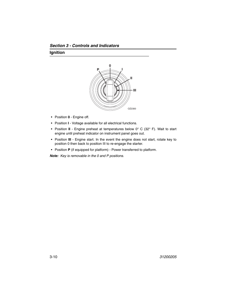 Ignition, Ignition -10 | JLG 40xxPS Operator Manual User Manual | Page 46 / 176