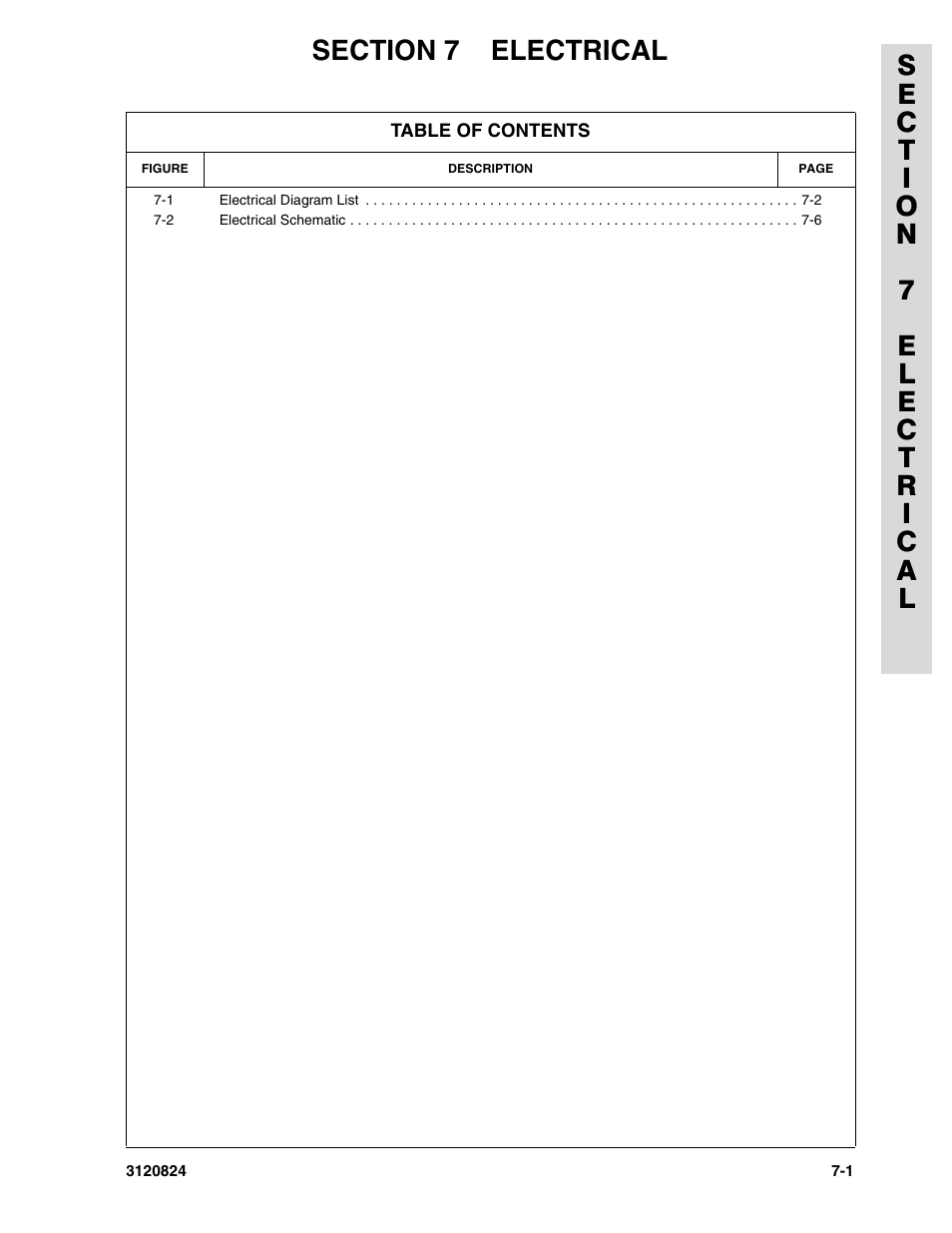 Section 7 electrical | JLG 45HA Parts Manual User Manual | Page 273 / 294