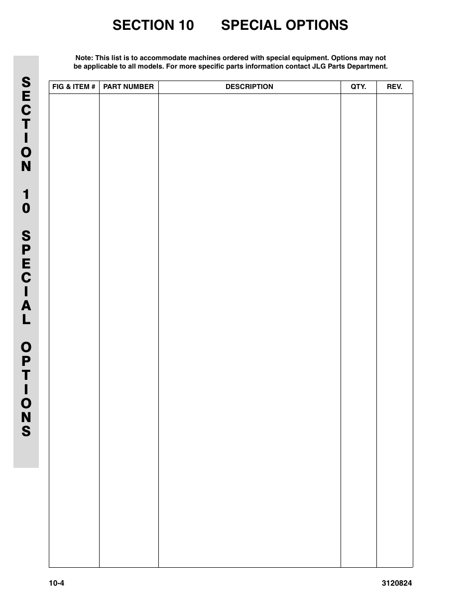 JLG 45HA Parts Manual User Manual | Page 292 / 294