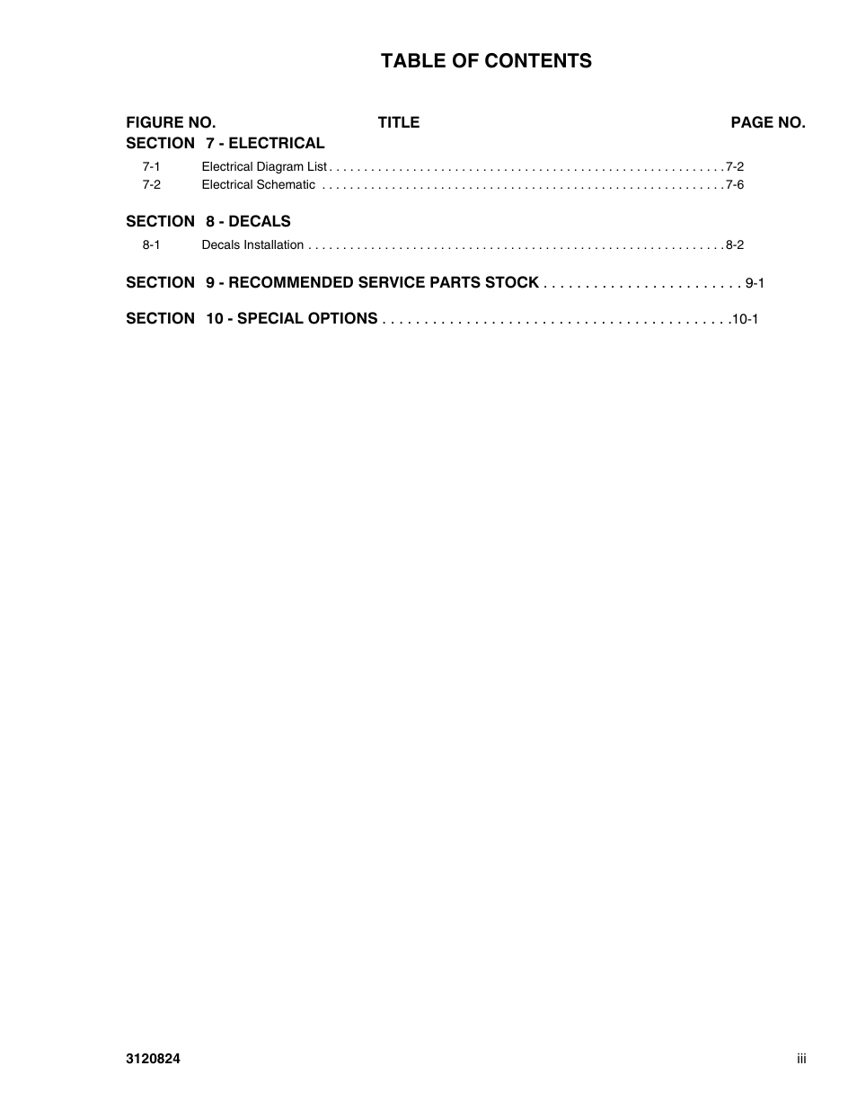 JLG 45HA Parts Manual User Manual | Page 7 / 294