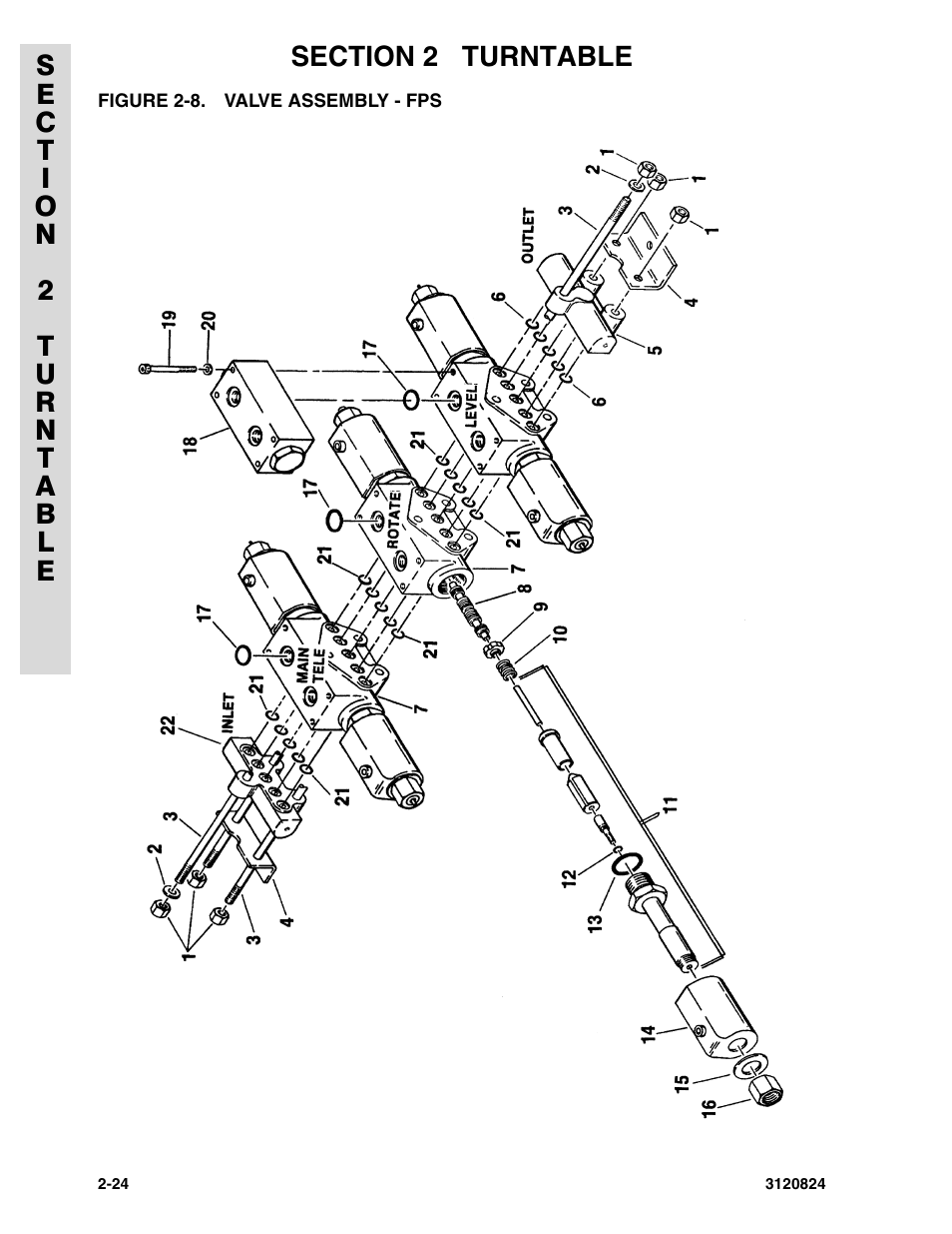 Figure 2-8. valve assembly - fps | JLG 45HA Parts Manual User Manual | Page 84 / 294