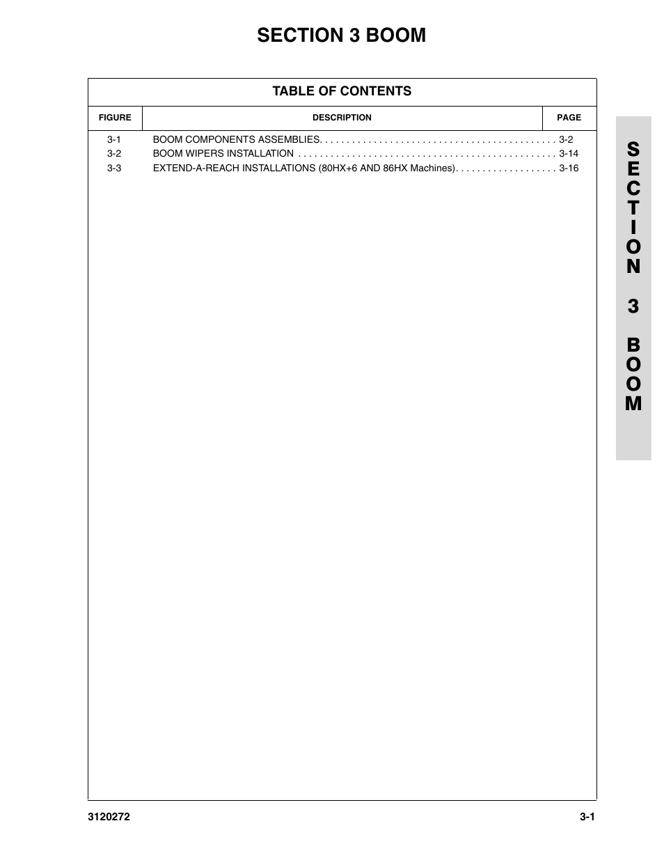 Section 3 boom | JLG 80H ANSI Parts Manual User Manual | Page 287 / 548