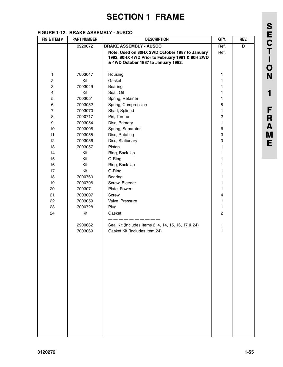 JLG 80H ANSI Parts Manual User Manual | Page 63 / 548