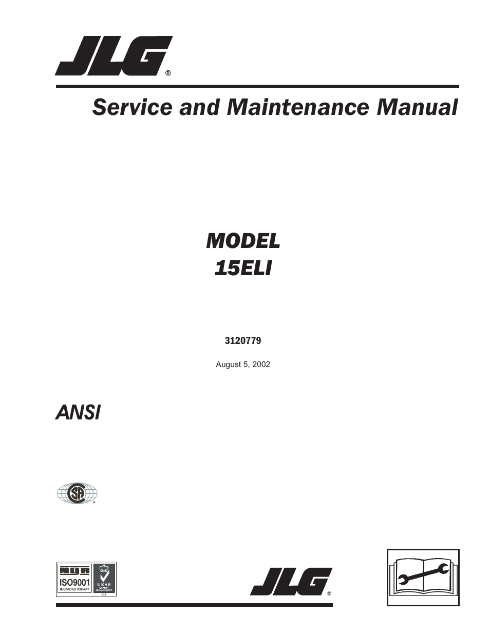 JLG 15ELI Service Manual User Manual | 50 pages