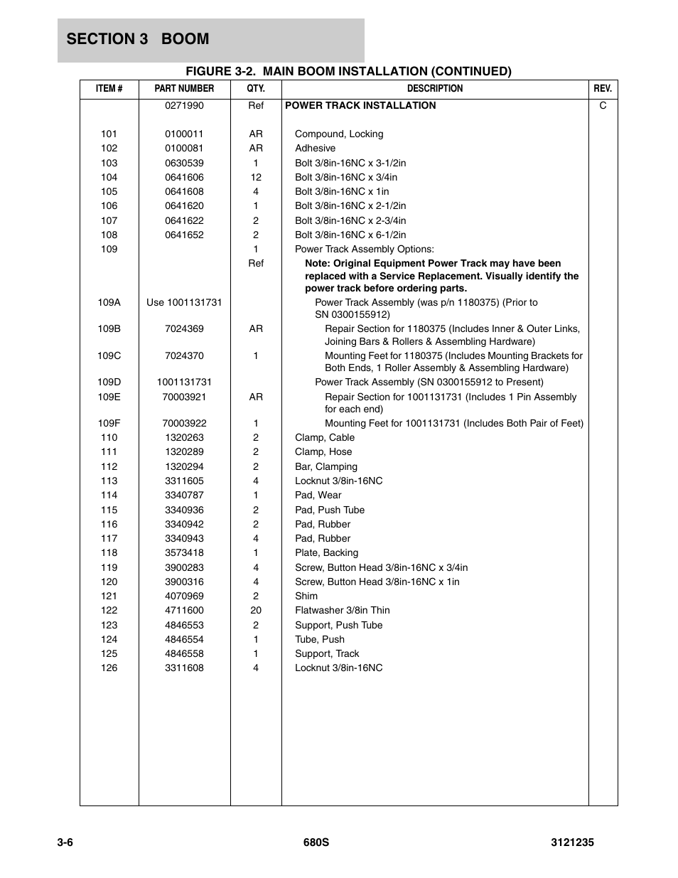 JLG 680S Parts Manual User Manual | Page 148 / 272