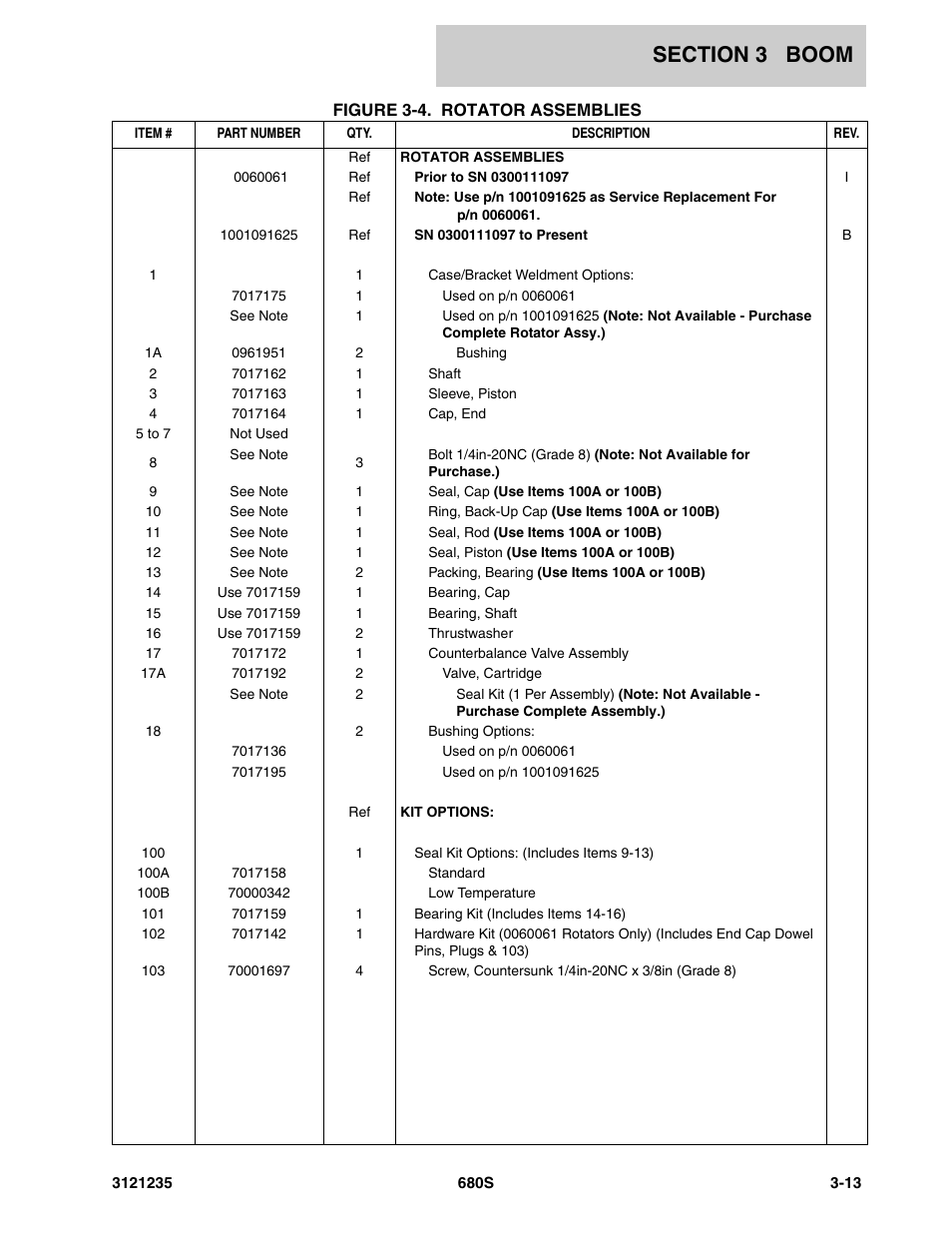 JLG 680S Parts Manual User Manual | Page 155 / 272