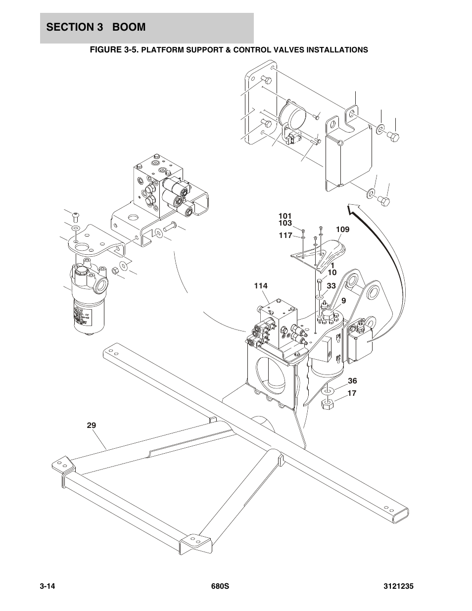 Platform s | JLG 680S Parts Manual User Manual | Page 156 / 272