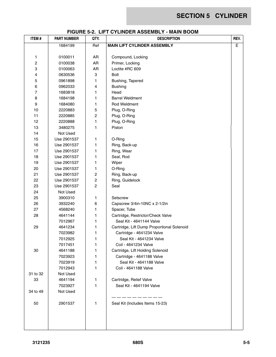 JLG 680S Parts Manual User Manual | Page 183 / 272