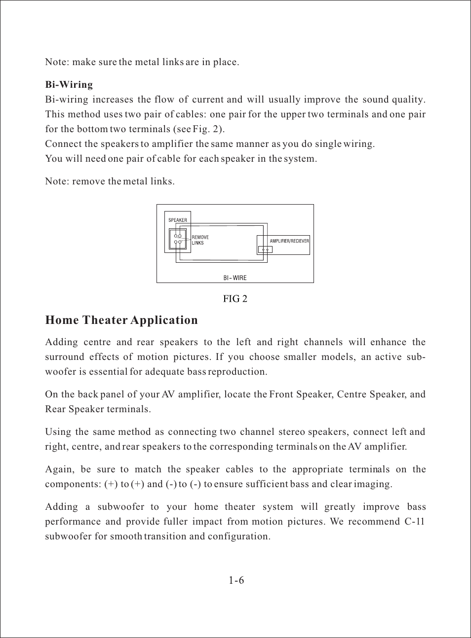 Т³гж 7, Home theater application | American Acoustic Development C Series-3G User Manual | Page 7 / 17