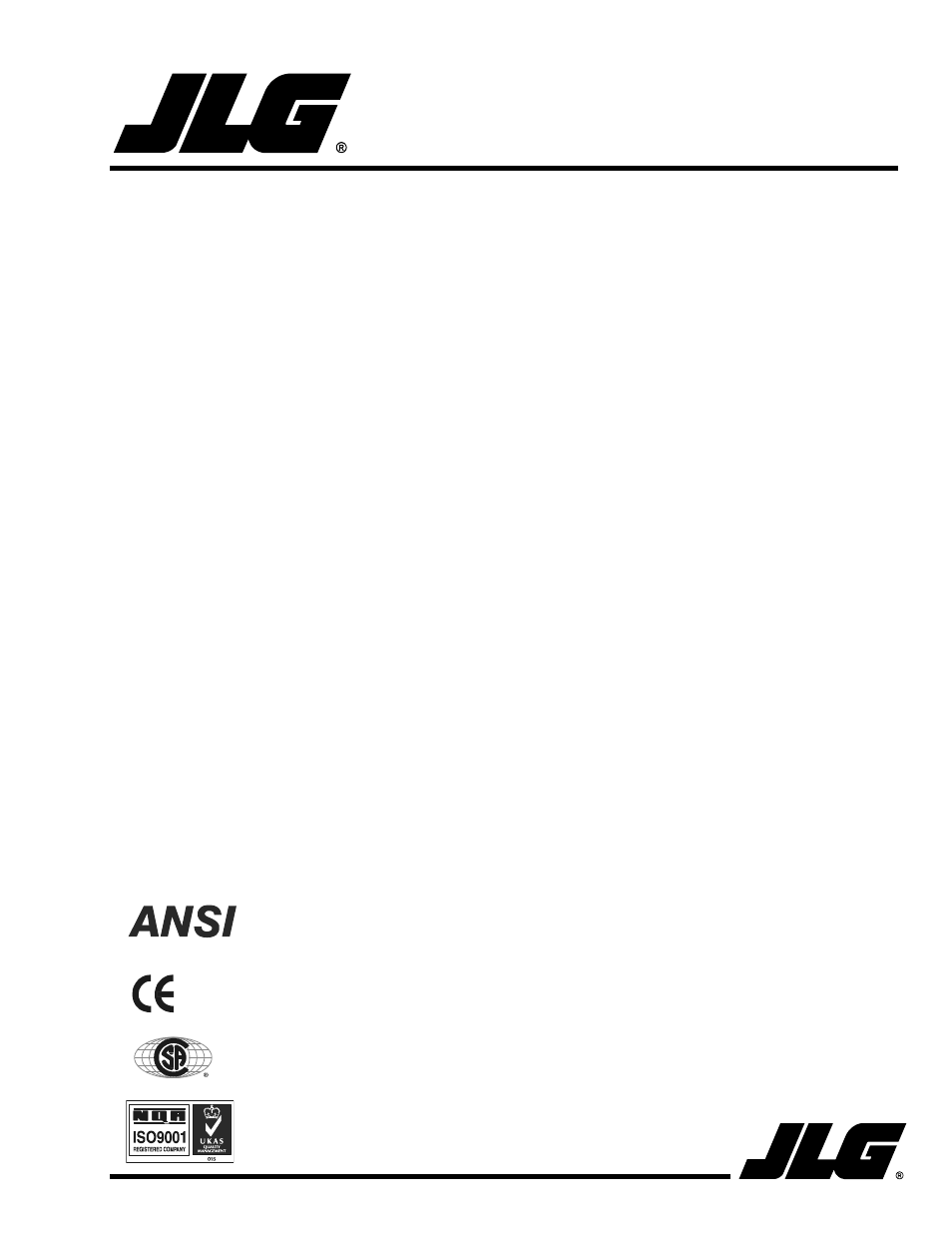 JLG Easi-Cladder User Manual | 58 pages