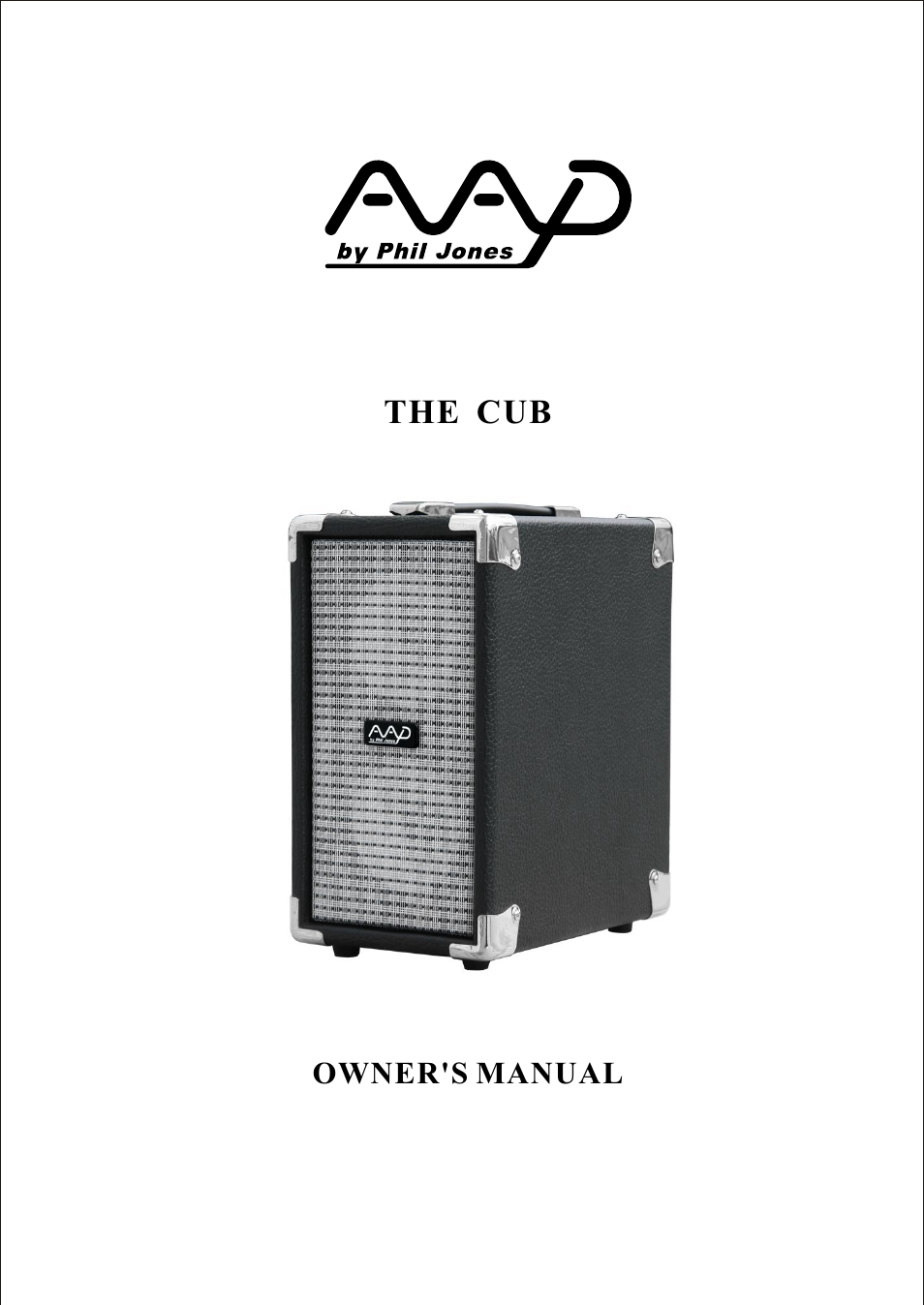 American Acoustic Development THE CUB CUB AG-100 User Manual | 11 pages