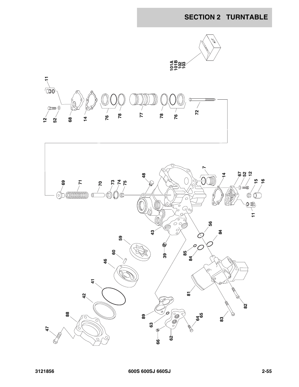 JLG 660SJ Parts Manual User Manual | Page 117 / 310