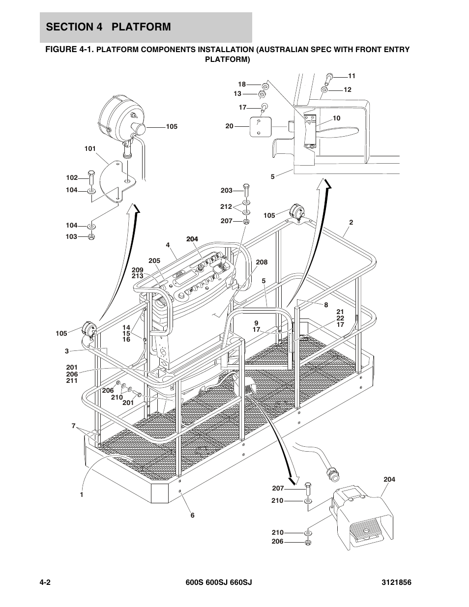 JLG 660SJ Parts Manual User Manual | Page 180 / 310