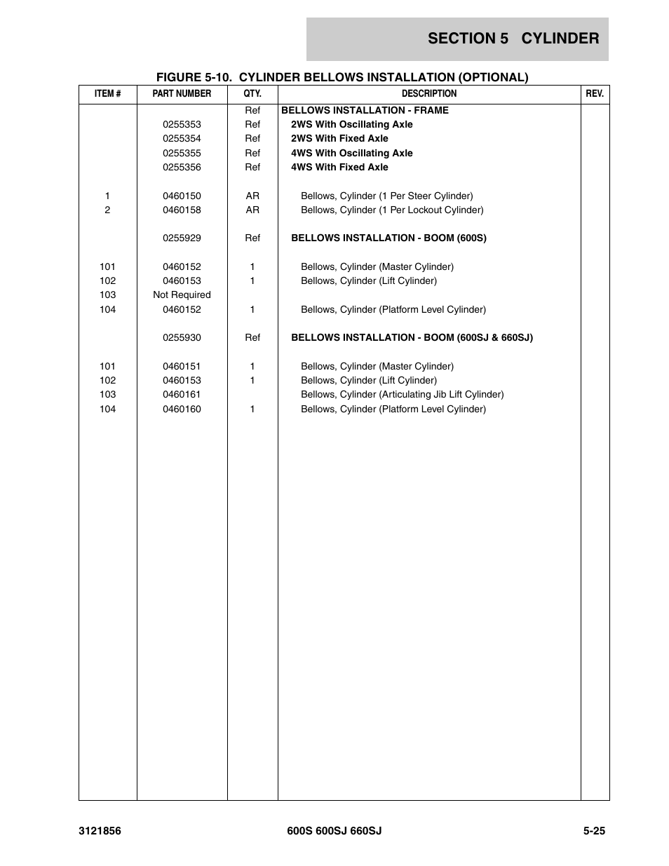 JLG 660SJ Parts Manual User Manual | Page 237 / 310