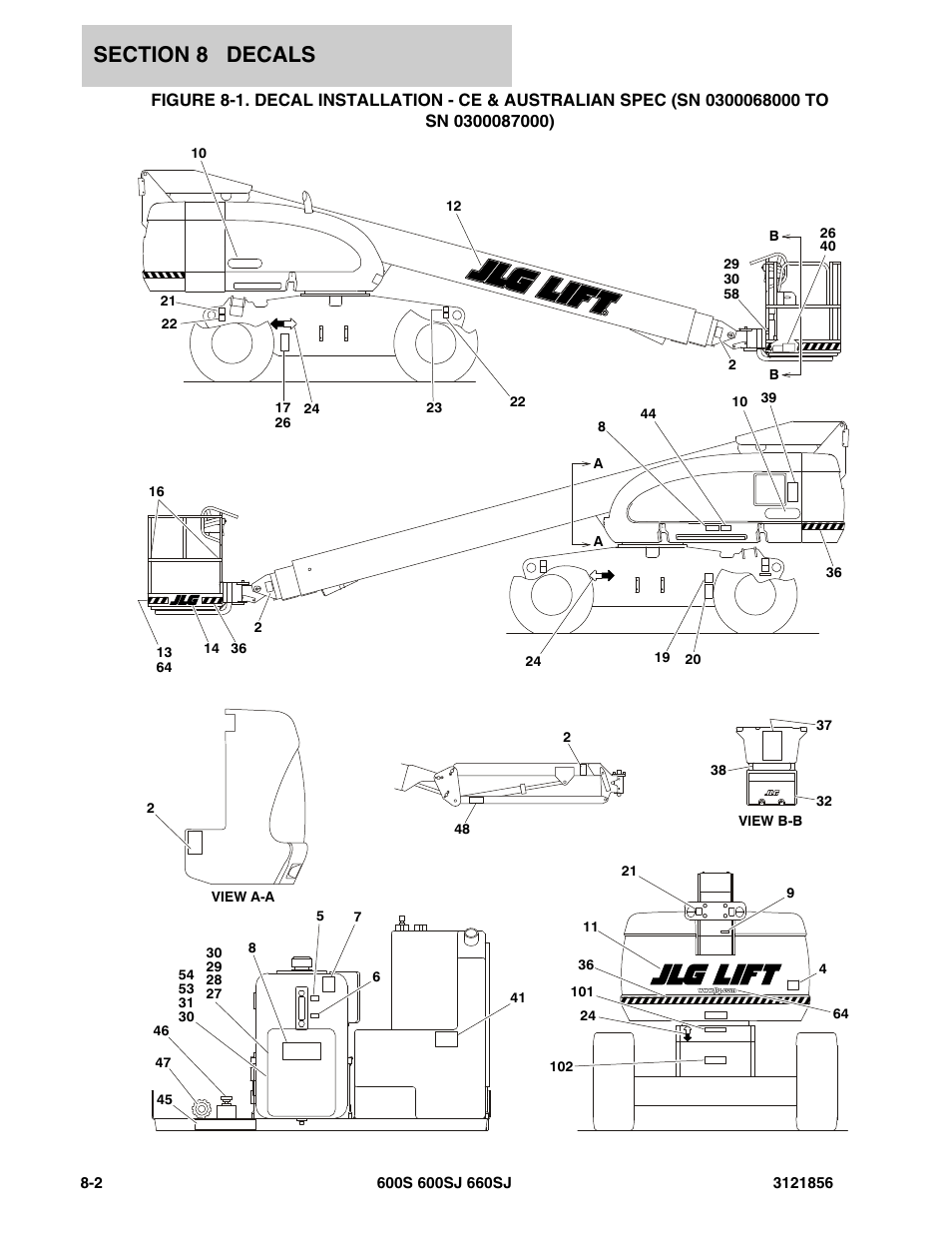 Decal i | JLG 660SJ Parts Manual User Manual | Page 280 / 310
