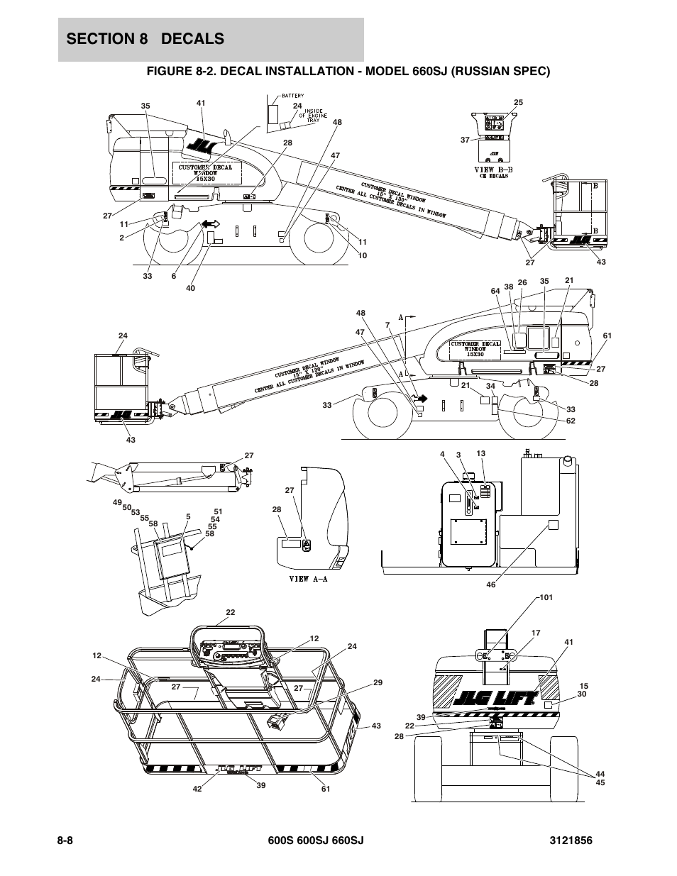 JLG 660SJ Parts Manual User Manual | Page 286 / 310