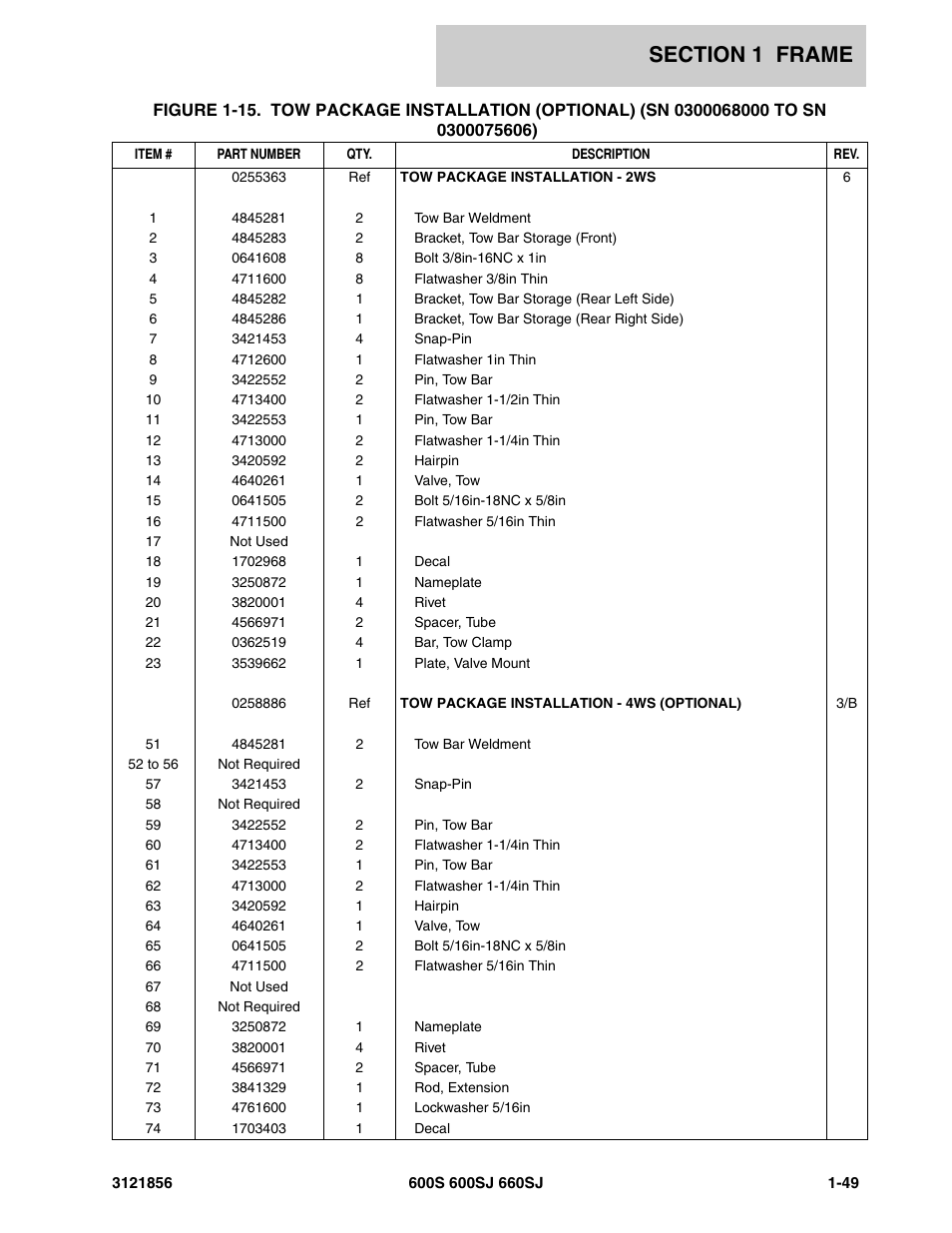 JLG 660SJ Parts Manual User Manual | Page 57 / 310