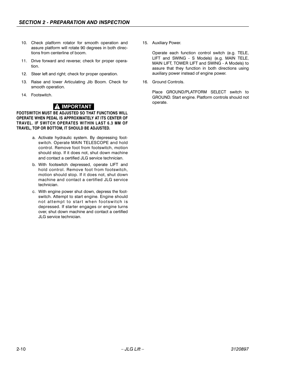 JLG 600SC_660SJC Operator Manual User Manual | Page 24 / 74