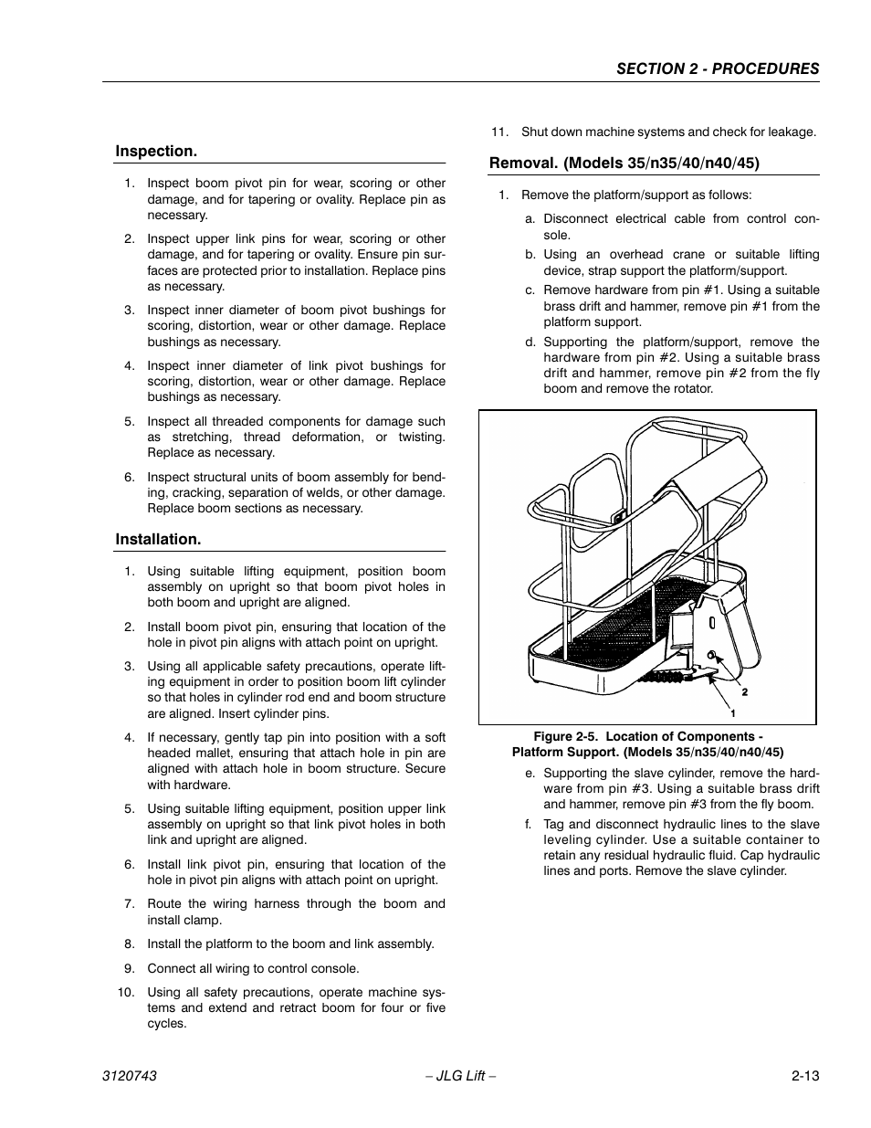 JLG 45e ANSI Service Manual User Manual | Page 37 / 104