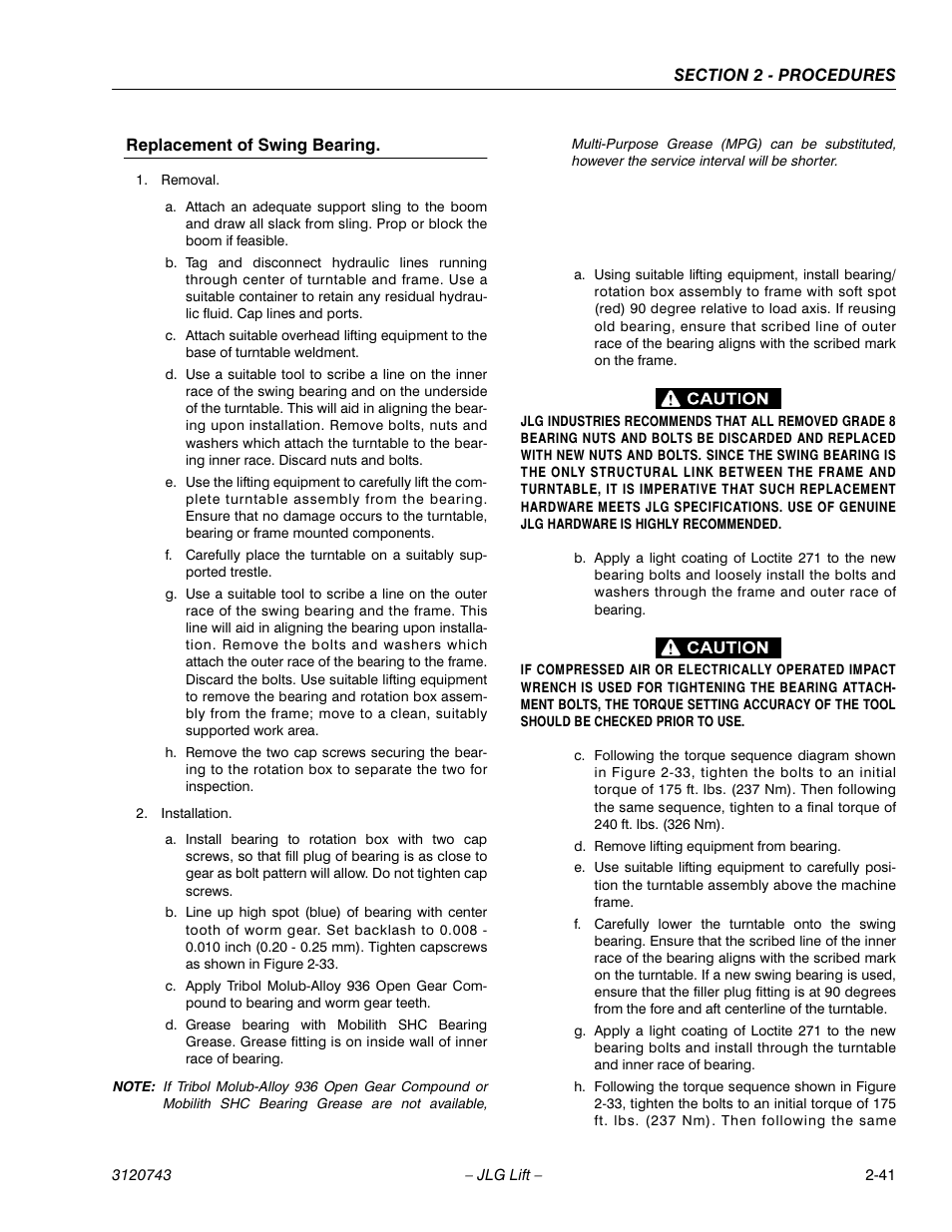 JLG 45e ANSI Service Manual User Manual | Page 65 / 104