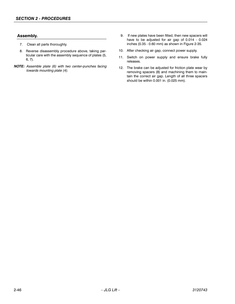 JLG 45e ANSI Service Manual User Manual | Page 70 / 104