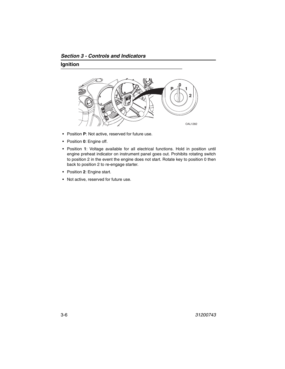 Ignition, Ignition -6 | JLG 2505H Operator Manual User Manual | Page 46 / 148