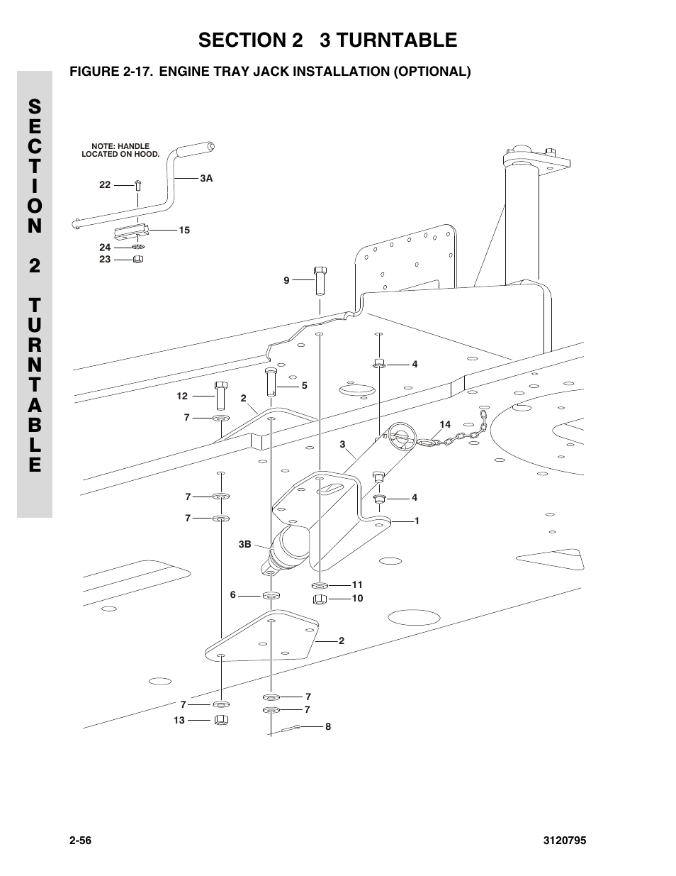 Engine tray jack installation (optional) -56 | JLG 600SC_660SJC ANSI Parts Manual User Manual | Page 84 / 226