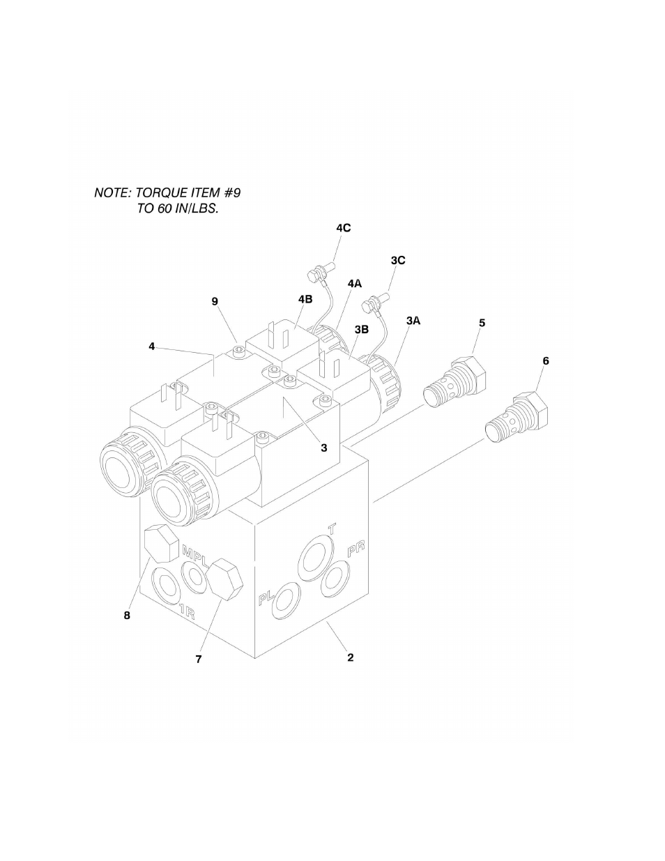 Figure 1-9. drive valve assembly (4wd only) | JLG M600 Parts Manual User Manual | Page 38 / 250