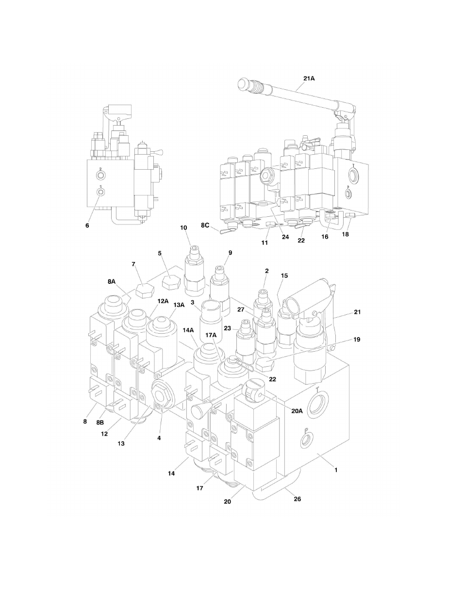 Figure 2-2. main control valve assembly | JLG M600 Parts Manual User Manual | Page 46 / 250