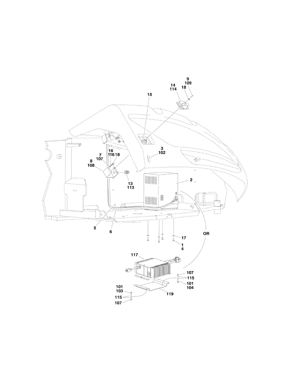 Figure 2-11. battery charger installations | JLG M600 Parts Manual User Manual | Page 76 / 250