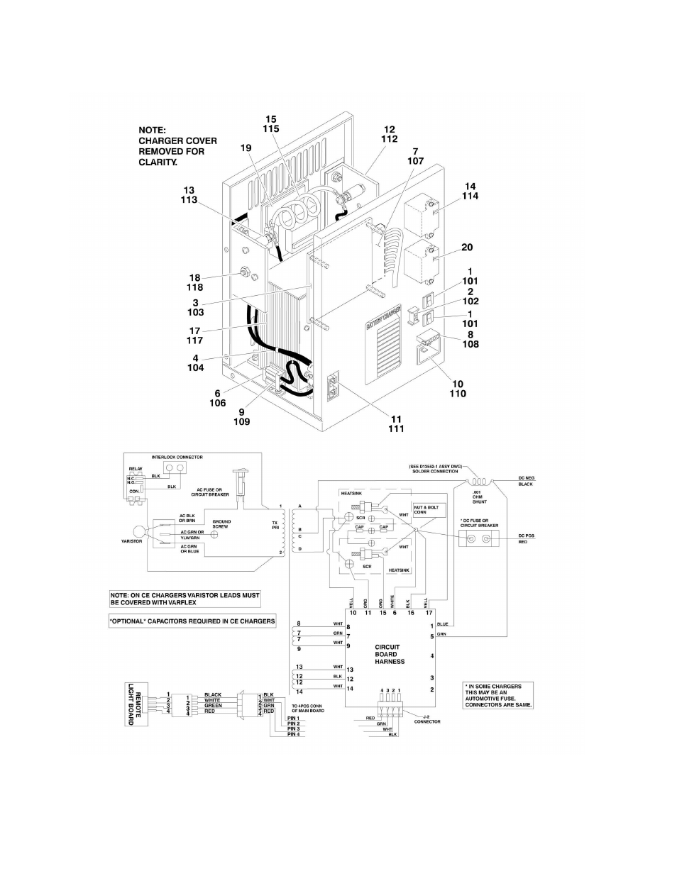 Figure 2-12. battery charger assembly | JLG M600 Parts Manual User Manual | Page 80 / 250