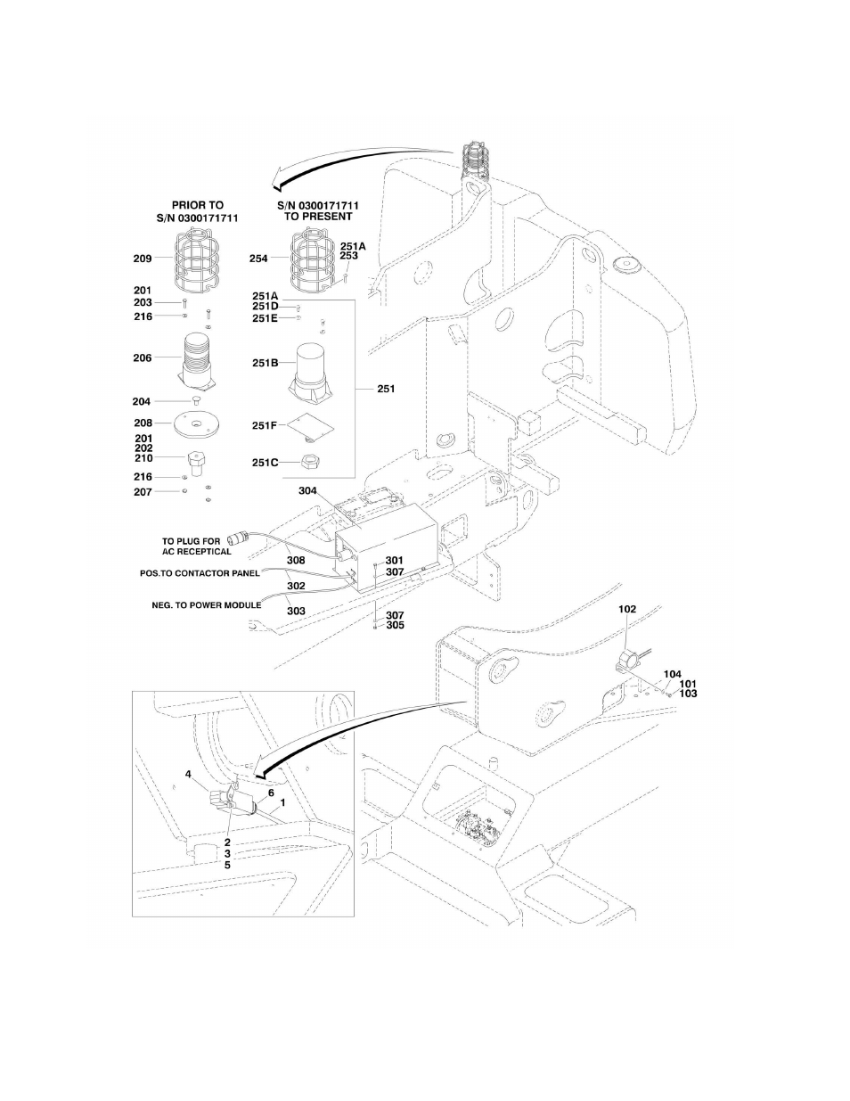 Figure 2-16. electrical component installations | JLG M600 Parts Manual User Manual | Page 90 / 250