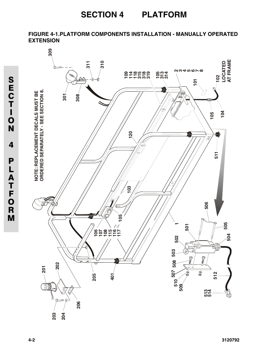 Extension -2 | JLG 26MRT ANSI Parts Manual User Manual | Page 70 / 138