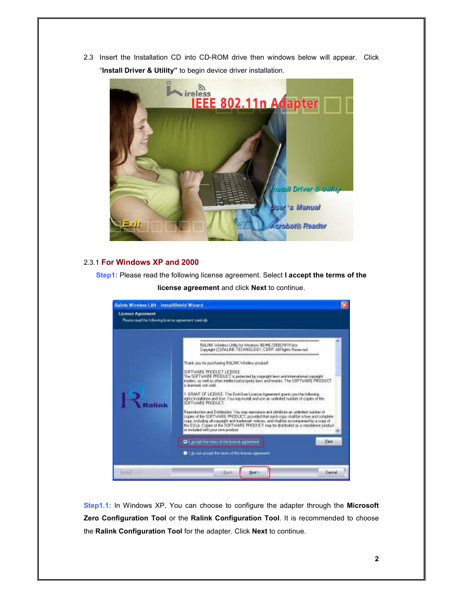 Advantek Networks Wireless-N PCI Adaptor AWN-11N-PCI User Manual | Page 3 / 4