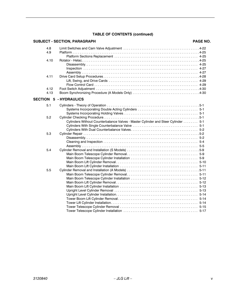 JLG 660SJ Service Manual User Manual | Page 11 / 272