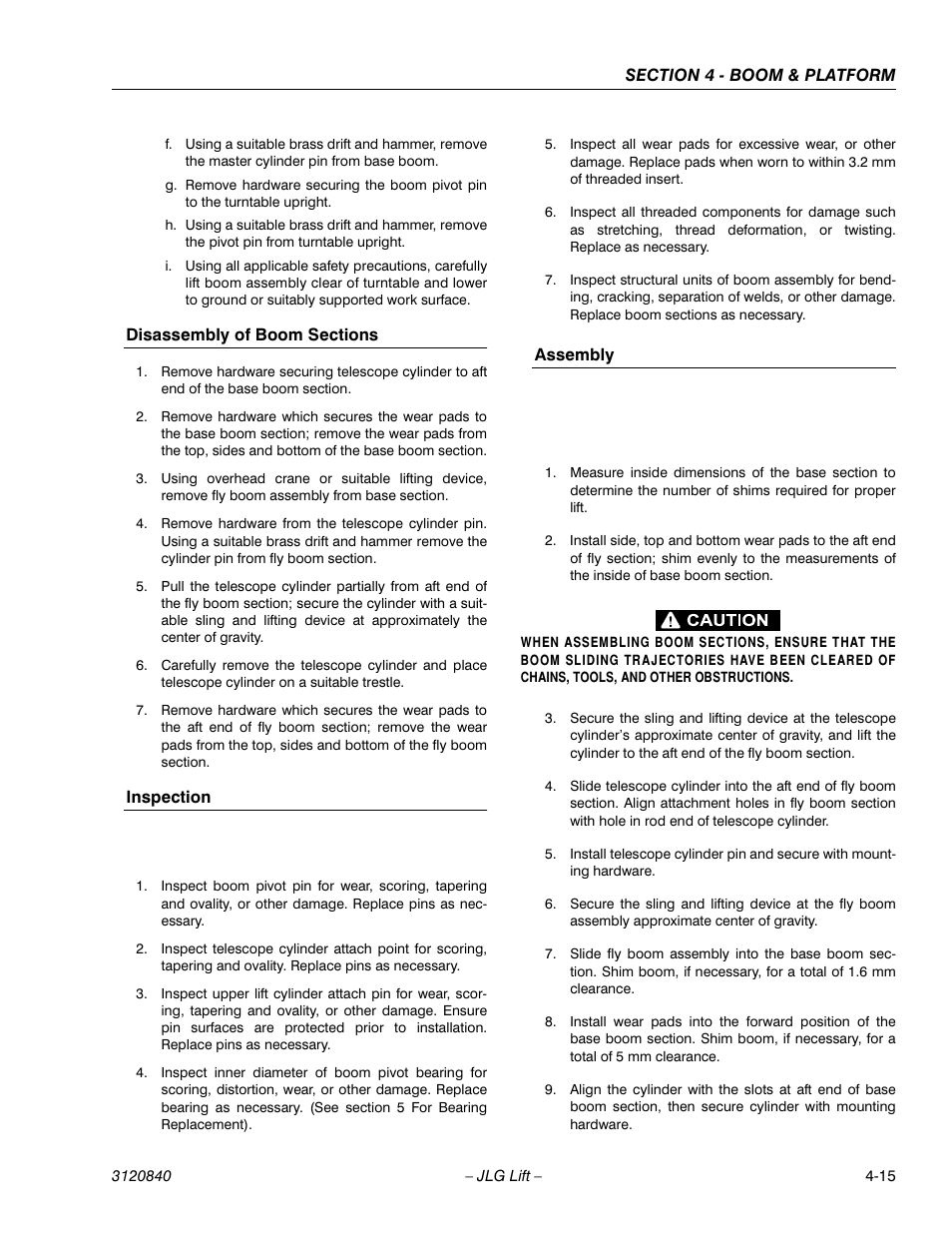 JLG 660SJ Service Manual User Manual | Page 117 / 272