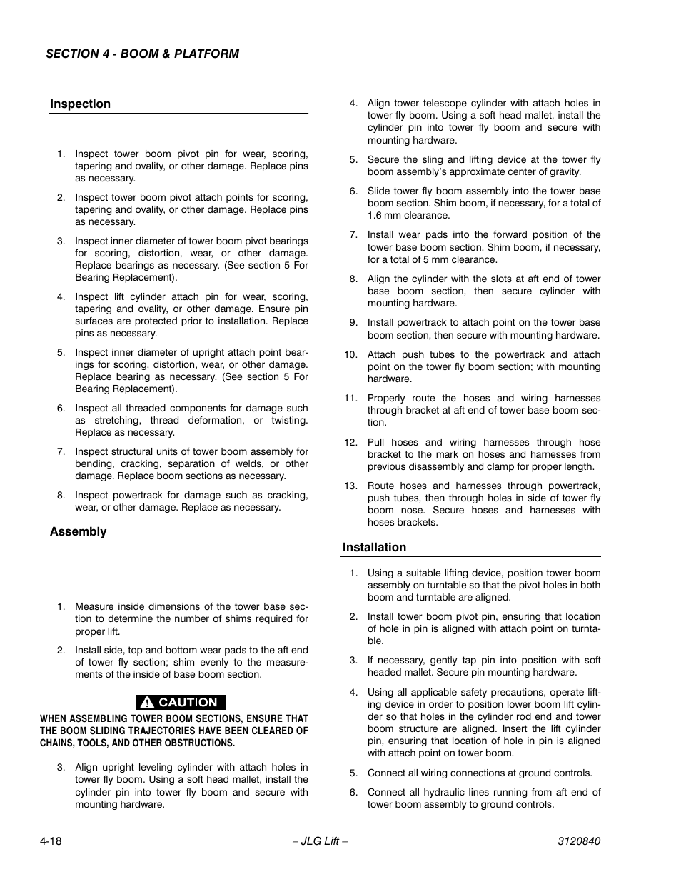 JLG 660SJ Service Manual User Manual | Page 120 / 272