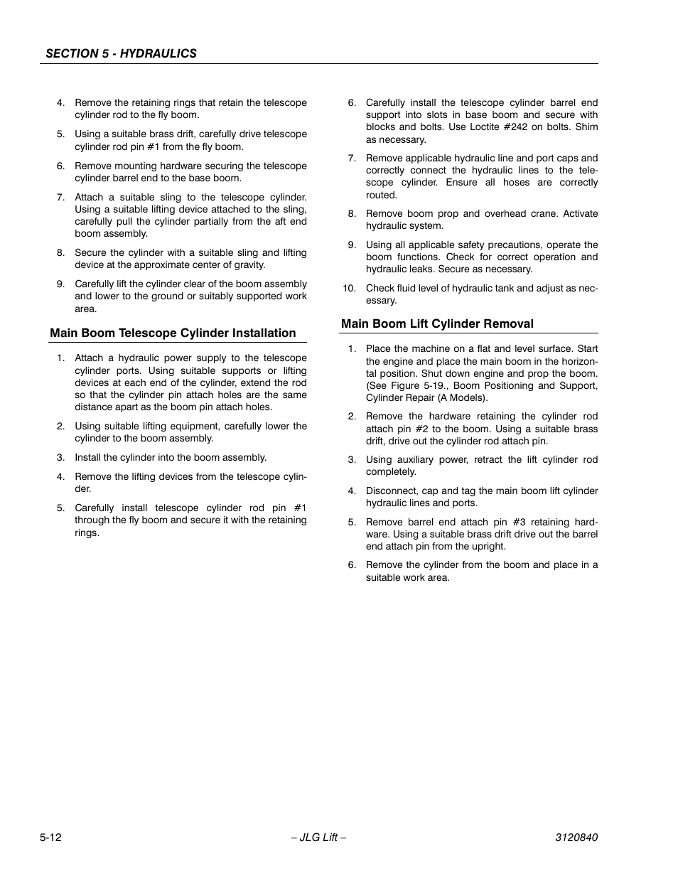JLG 660SJ Service Manual User Manual | Page 144 / 272