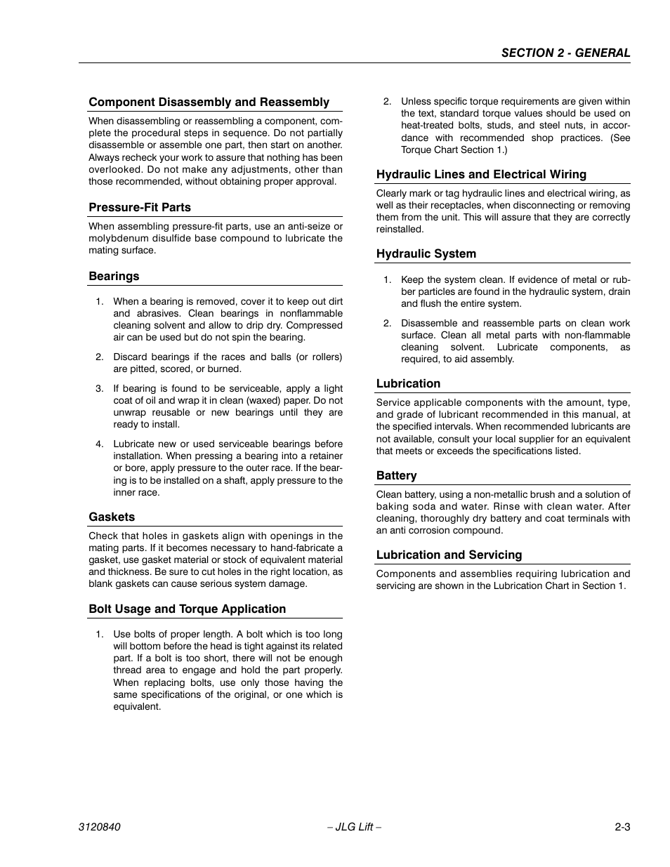 JLG 660SJ Service Manual User Manual | Page 37 / 272