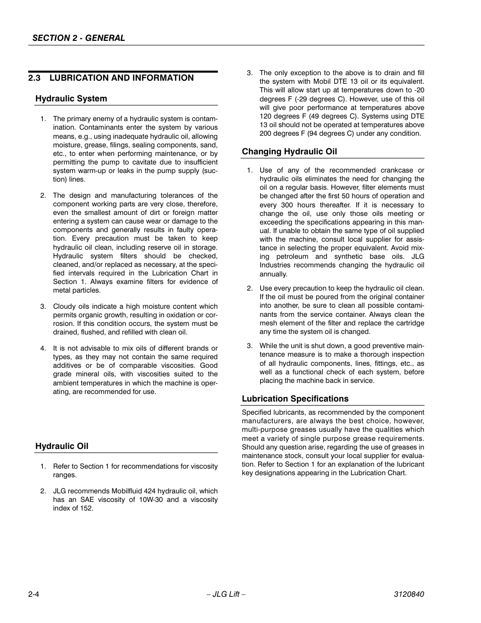 JLG 660SJ Service Manual User Manual | Page 38 / 272