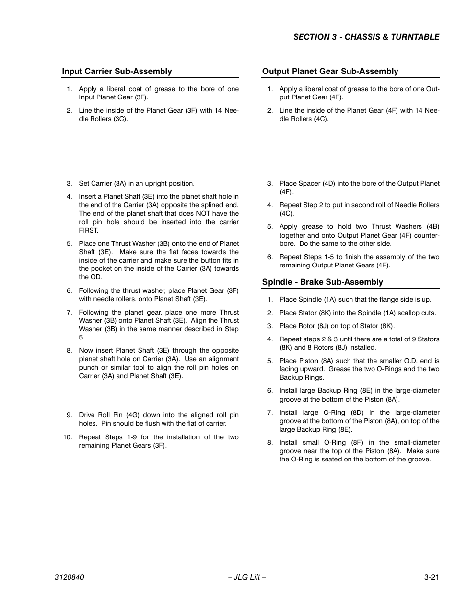 JLG 660SJ Service Manual User Manual | Page 71 / 272