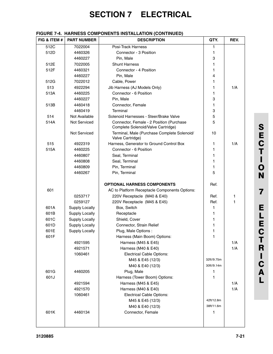 JLG E45A_AJ Parts Manual User Manual | Page 173 / 196