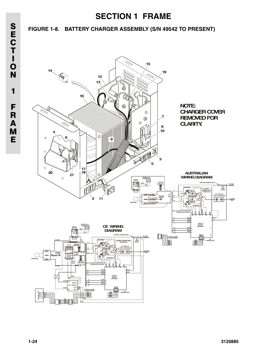 Australian wiring diagram ce wiring diagram | JLG E45A_AJ Parts Manual User Manual | Page 30 / 196