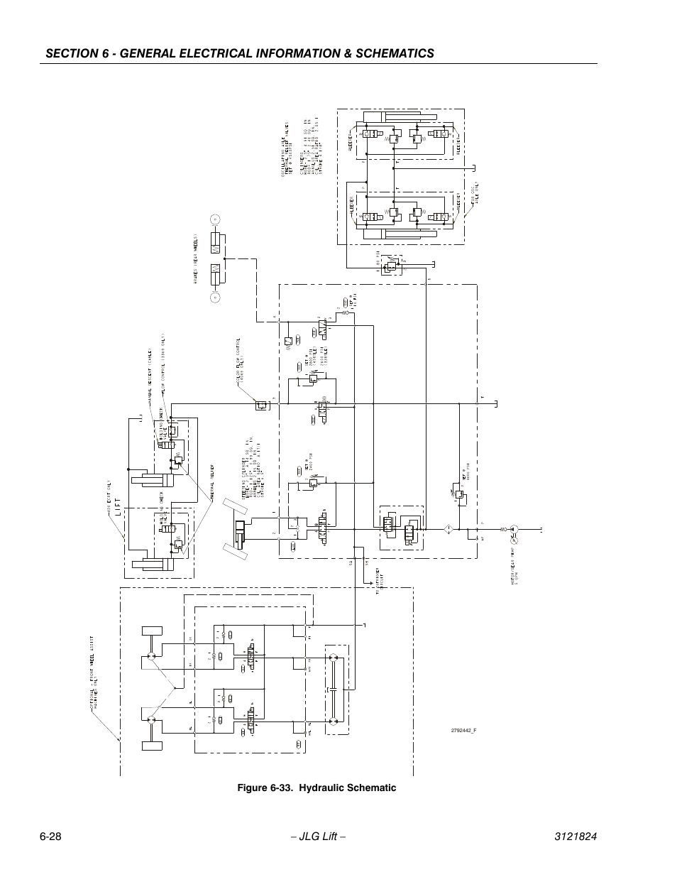 Hydraulic schematic -28 | JLG M4069 Service Manual User Manual | Page 150 / 152