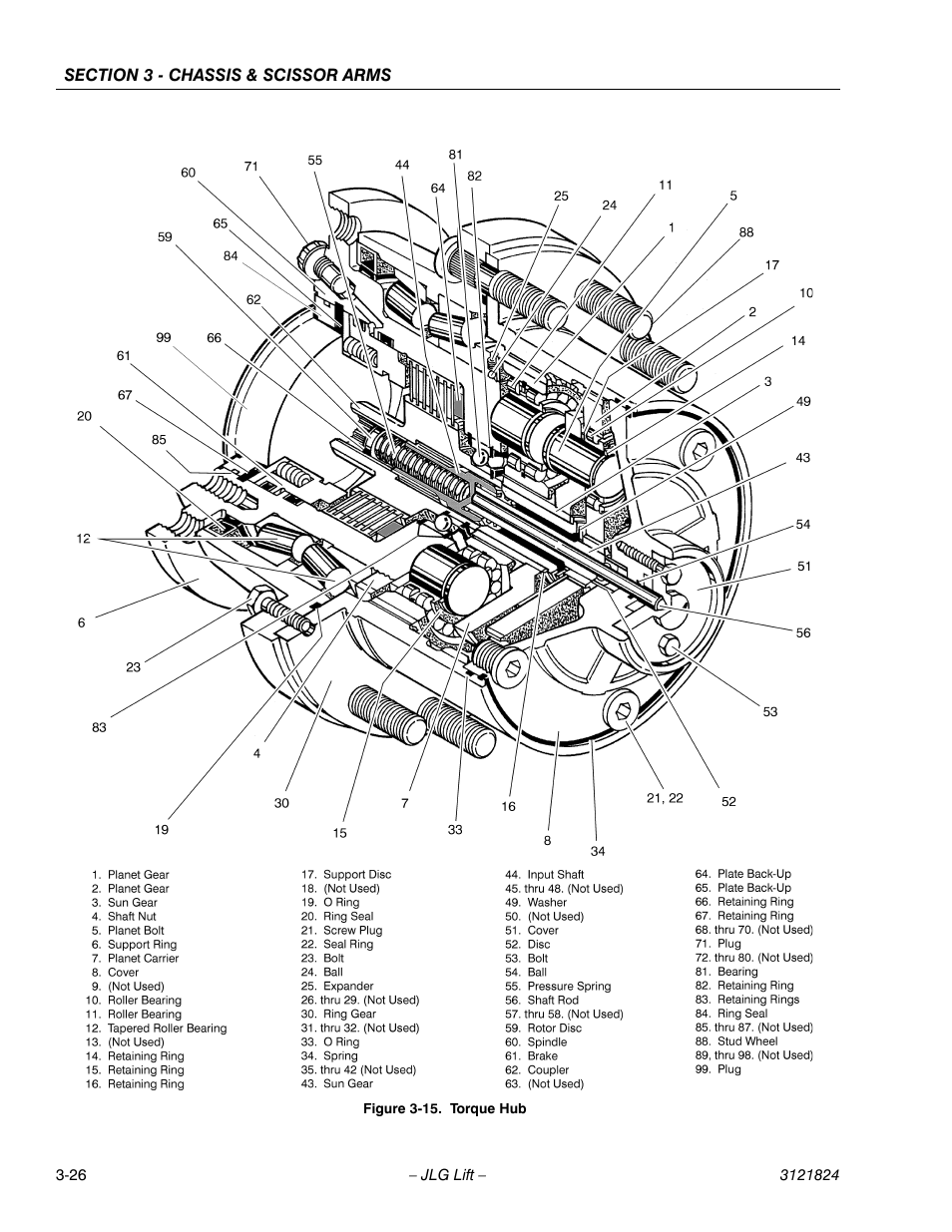 Torque hub -26 | JLG M4069 Service Manual User Manual | Page 54 / 152