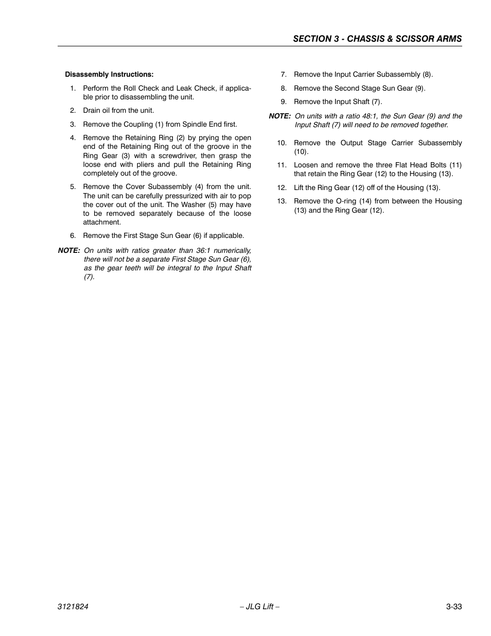 JLG M4069 Service Manual User Manual | Page 61 / 152